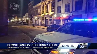 Savannah Police provide updates on mass shooting that injured 11 people