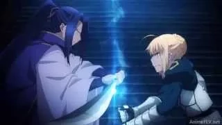 Fate/Stay Night [AMV] Saber vs Assassin - All Fights ~ Warriors