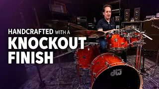 DW Performance Series 4-piece Shell Pack in Tangerine Marine Demo