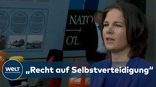 NATO-GIPFEL: Baerbock kündigt in Brüssel Gespräche über intensivere Waffenlieferungen an