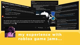 my experience with roblox game jams... it's alright.