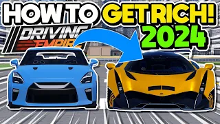 *NEW* HOW TO GET RICH In Driving Empire!! | FASTEST GRINDING METHODS (2024) | Roblox