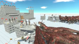 100 Commando Bo vs 100 Carnivore Dinosaurs Army Animal Revolt Battle Simulator