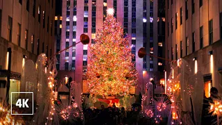 🇺🇸 NYC CHRISTMAS Walk ✨ Saks Light Show