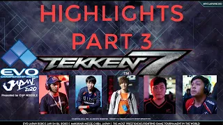 EVO Japan 2020 [ Tekken 7 EVO Highlights ] |  Arslan Ash, Chikurin, Noroma Mikio, AK, Book
