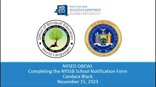 Completing the NYSSB School Notification Form