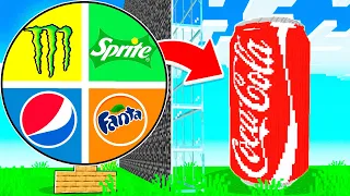 OSZUKUJE RULETKĄ w KONKURSIE BUDOWANIA COCA COLA w Minecraft!