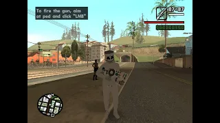 مود  مارشميلو |  Marshmello و سلاح الرقص في جاتا سان اندريس | GTA: San Andreas