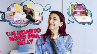 FIZEMOS QUARTINHOS NOVOS para a MILLY !! QUAL ficou MELHOR? | Luluca