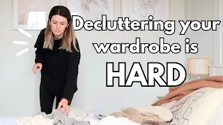 The Simple Wardrobe Experiment | Decluttering your wardrobe is HARD - here's how to make it EASY