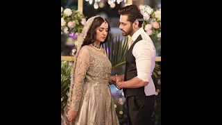 Pakistani Actress Yumna Zaidi And Wahaj Ali Bridal Walima Outfits Designs