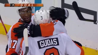 Jordan Weal Goal - Philadelphia Flyers vs New York Rangers 1/16/18
