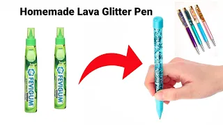 Homemade Glitter Pen/How to make Glitter Pen at home/homemade pen/DIY glitter pen/Liquid pen/LavaPen