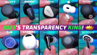 2023 TOP Transparency Earbuds! 👑 (Tested in NOISY Cafe)