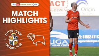 Luton Town 1-0 Derby County | Championship Highlights