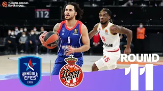 Efes beats Monaco, gets third straight win! | Round 11, Highlights | Turkish Airlines EuroLeague