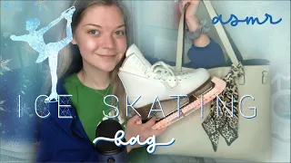 asmr what's in my ice skating bag ❄️⛸my must haves for skating pure whisper ramble + tapping sounds