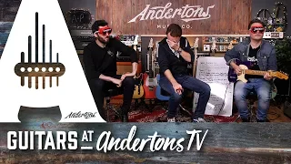 Blindfold T-Style Guitar Shootout with Danish Pete & Ariel Posen