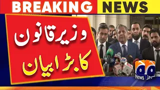 Azam Nazir Tarar - Law Minister's big statement | Geo News