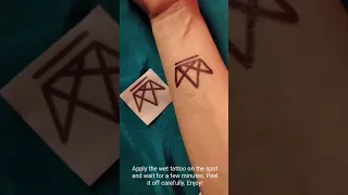 How to Make Temporary Tattoo with Perfume (Using Printer)