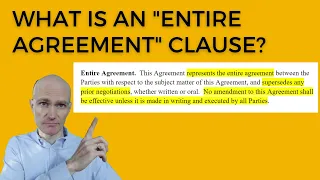What is an "Entire Agreement" Clause in an Indie Film Contract?
