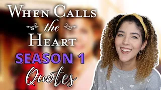 SEASON 1 QUOTES | When Calls the Heart