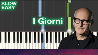 Ludovico Einaudi - I Giorni SLOW EASY Piano Tutorial