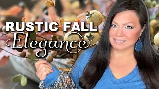 Rustic Fall Elegance | Let's Create A Fall Tabletop Arrangement