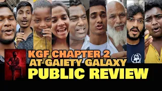 KGF Chapter 2 PUBLIC REVIEW at Gaiety Galaxy | Matinee Show | Yash, Srinidhi, Sanjay Dutt