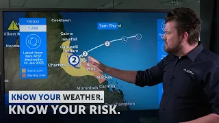 Severe Weather Update 24 January 2024: Tropical cyclone to develop tonight.