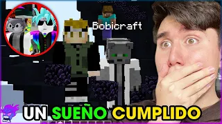 APARECÍ EN UN VÍDEO DE BOBICRAFT - MINECRAFT Y ROBLOX JUNTOS (Chule REACCIONA a Bobicraft)