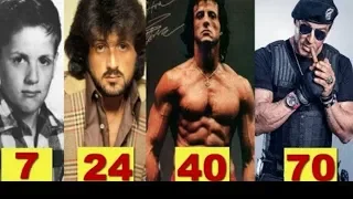 Sylvester Stallone age transform | From 7 To 70 Years Old (second)