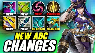 Going over EVERY ADC Midseason change (ADC IS SAVED??)