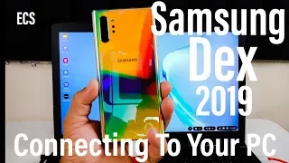 Galaxy Note 10 Samsung DeX NEW FEATURES !! | Connecting To Your PC | Game Changer ??