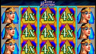 ★★JACKPOT HANDPAY★★$135 BETS★★SANDS OF MYSTERY HIGH LIMIT SLOT MACHINE BUENO DINERO MUSEUM SLOTS