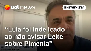 Lula colocou problema para si próprio ao nomear Pimenta para o RS, diz Aécio Neves