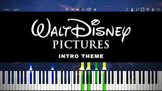 Walt Disney Pictures Intro (2006) - Piano Tutorial