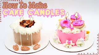 DIY Candles - Spring Candle Cakes - Candle Making - Making Cake Candles