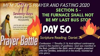 Day 50 Prayers MFM 70 Days Prayer and Fasting Programme 2020 Edition: Prayer Battle Dr. D.K. Olukoya