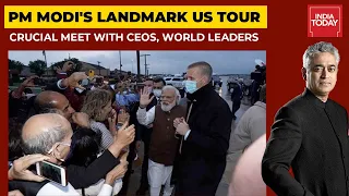 PM Modi's Meet With Global Leaders, CEOs During His US Visit | News Today With Rajdeep Sardesai