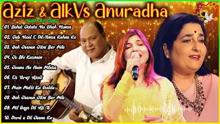 Alk Yagnik, Anuradha Pauwal Mohd Aziz  old Evergreen Hindi song