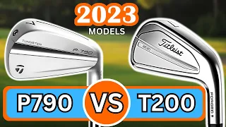New TITLEIST T200 vs TAYLORMADE P790 - New 2023 Iron Battle!