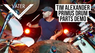 Vater Percussion - Tim Alexander - Primus - Drum Part Demo