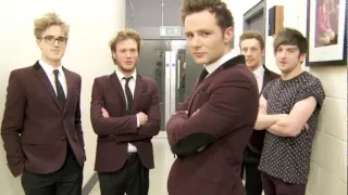 McFly backstage on The Voice Live Show Four