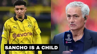 🔥JOSE MOURINHO SLAMS JADON SACHO AFTER  BORUSSIA LOSS AGAINST REAL MADRID | MAN UNITED NEWS