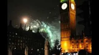 Лондон Новый Год 2013 Фейерверк Салют (London New Year 2013 Fireworks New Year's Ev