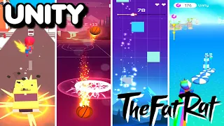 The Fat Rat - Unity Song played on 4 different Android/iOS Games