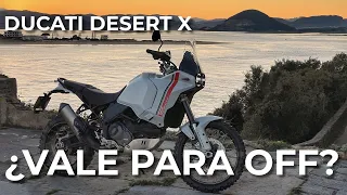 Prueba Ducati Desert X ¿vale para off?