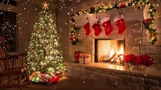 Classic Christmas Music with a Fireplace and Beautiful Background (Classics) (2 hours) (2019)