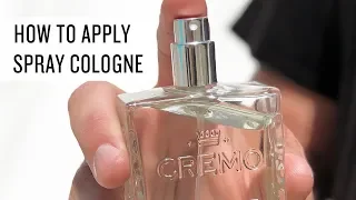 How to Apply Cologne | Cremo